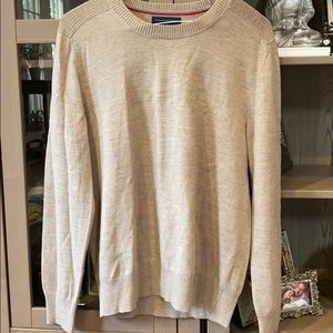 Men’s Tan Crewneck Sweater- S